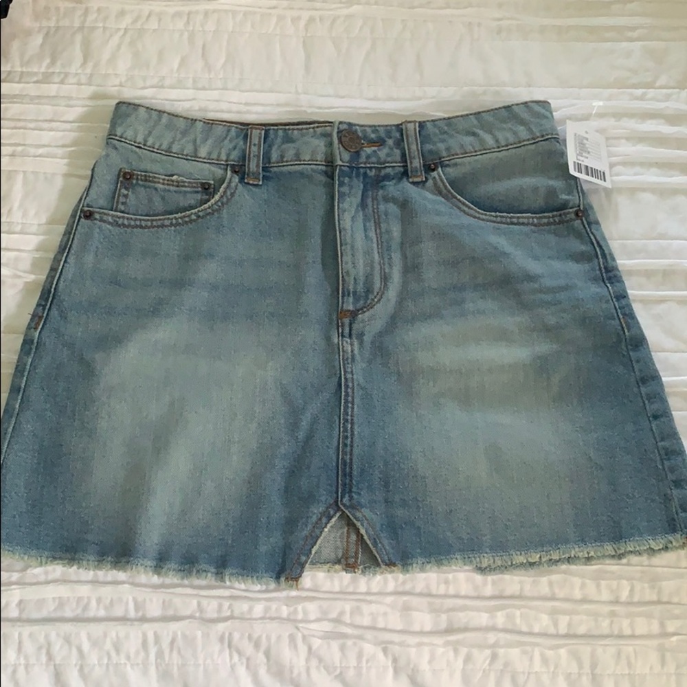 BDG denim mini skirt